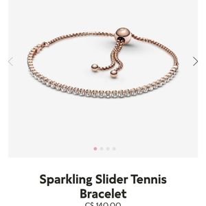 Rose gold bracelet